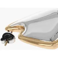 Cercei Bottega Veneta Dama - Cercei Bottega Veneta Silver Golden And Silver Effect Earrings Gold Femei (BM 19708916) - B-mall.ro