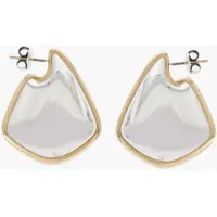Cercei Silver Golden And Silver Effect Earrings Femei
