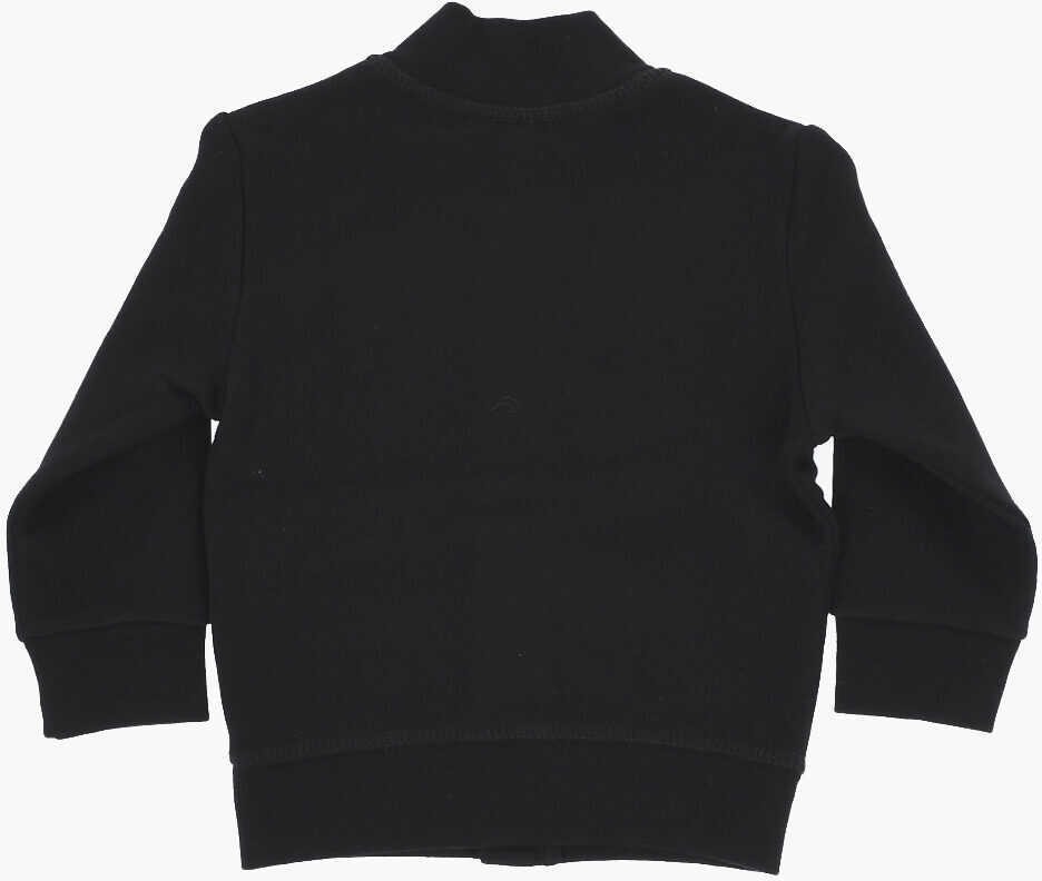 Bluze de trening DSQUARED2 Icon Solid Color Sweatshirt With Zip Closure Black Baieti (BM 19709033) 3