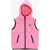 Diesel Sleeveless Fluorescent Nylon Jslash Jacket Pink