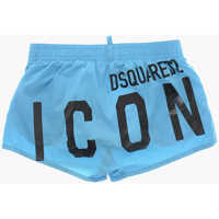 Lenjerie intima pentru Baieti - Chiloti DSQUARED2 Nylon Icon Swimshorts Light Blue Baieti (BM 19709057) - B-mall.ro