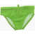 DSQUARED2 Swim Brief With Printed Logo Green