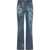 DSQUARED2 Distressed Jeans With All-Over Studs Blue