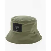 Caciuli Canvas Bucket Hat With Logo Patch Barbati