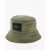 Fendi Canvas Bucket Hat With Logo Patch Military Green