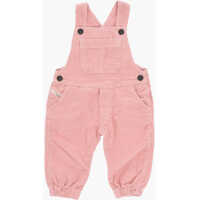 Rochii lungi Corduroy Jumpsuit With Logoed Buttons Fete