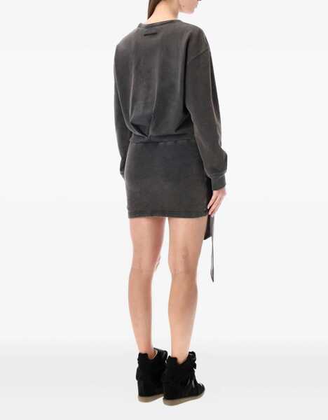 Rochii ISABEL MARANT ETOILE Zae fleece Dress FADED BLACK Femei (BM 19709204) 2