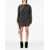 ISABEL MARANT ETOILE Zae fleece Dress FADED BLACK