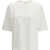 ROHE Oversized cotton T-shirt OPTIC WHITE