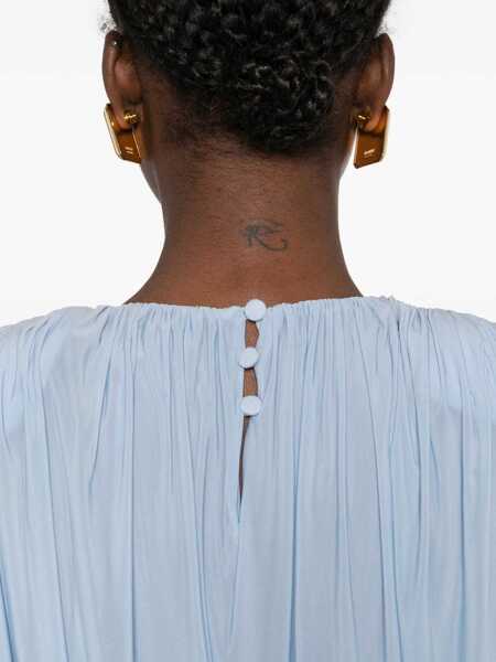 Bluze Magda Butrym Pleated Blouse LIGHT BLUE Femei (BM 19709216) 5