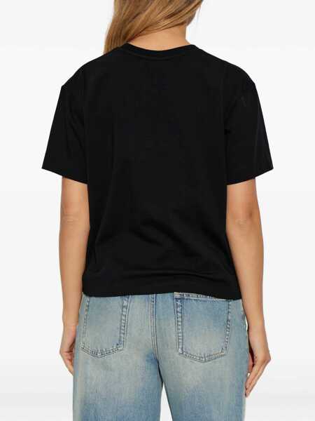 Tricouri Alexander McQueen Logo T-shirt BLACK Femei (BM 19709231) 4