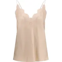 Topuri Silk Camisole with lace detailing Femei