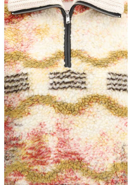 Bluze de trening ISABEL MARANT ETOILE Marner Sweatshirt in pile ECRU/OCHRE Femei (BM 19709282) 3