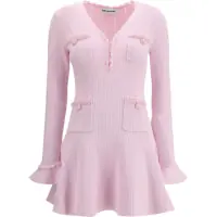 Rochii Pearl trim knit mini Dress Femei