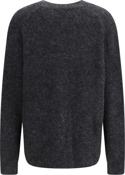 Cardigane ISABEL MARANT ETOILE Eborah Cardigan in alpaca blend MEDIUM GREY Femei (BM 19709288) 2