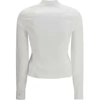 Camasi Dama - Camasi casual Alexander McQueen Cotton Shirt OPTICAL WHITE Femei (BM 19709297) - B-mall.ro