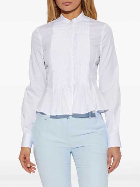 Camasi casual Alexander McQueen Cotton Shirt OPTICAL WHITE Femei (BM 19709297) 3