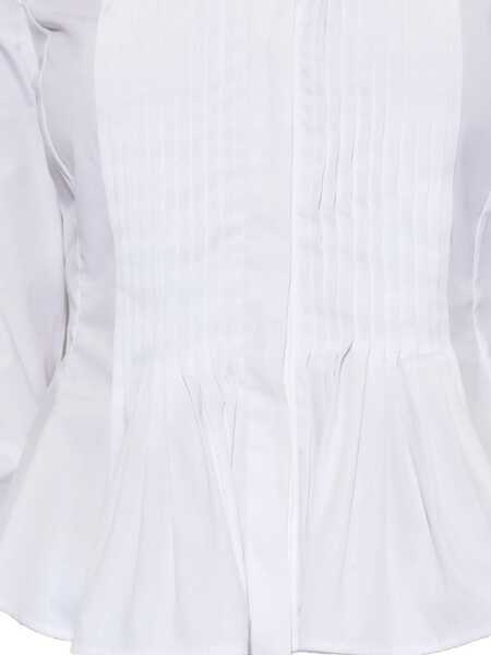 Camasi casual Alexander McQueen Cotton Shirt OPTICAL WHITE Femei (BM 19709297) 5