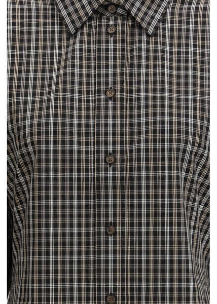 Camasi casual ROHE Checked shaped Shirt BLACK/BROWN/CHECK Femei (BM 19709327) 3