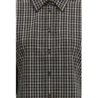 Camasi ROHE Dama - Camasi casual ROHE Checked shaped Shirt BLACK/BROWN/CHECK Femei (BM 19709327) - B-mall.ro