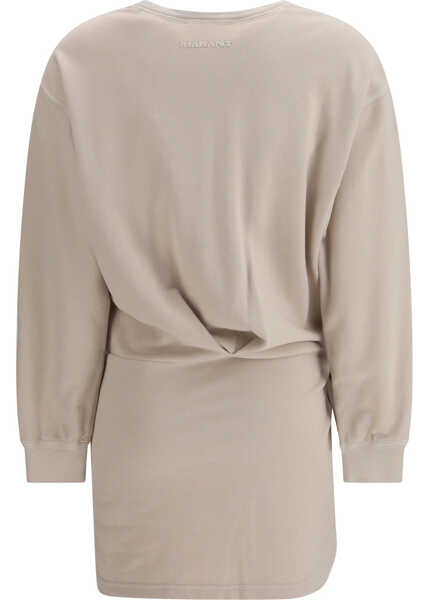 Rochii ISABEL MARANT ETOILE Zae fleece Dress BEIGE Femei (BM 19709342) 2