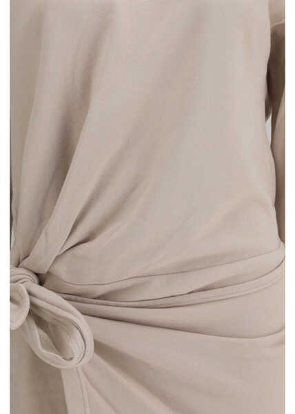 Rochii ISABEL MARANT ETOILE Zae fleece Dress BEIGE Femei (BM 19709342) 3