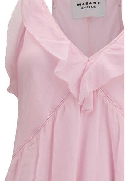 Rochii ISABEL MARANT ETOILE Vasma strappy Dress LIGHT PINK Femei (BM 19709345) 3