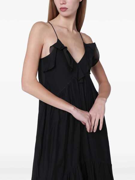 Rochii ISABEL MARANT ETOILE Vasma strappy Dress BLACK Femei (BM 19709348) 4