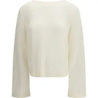 Pulovere casual perforated boatneck Jumper Femei