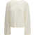 Allude perforated boatneck Jumper 40