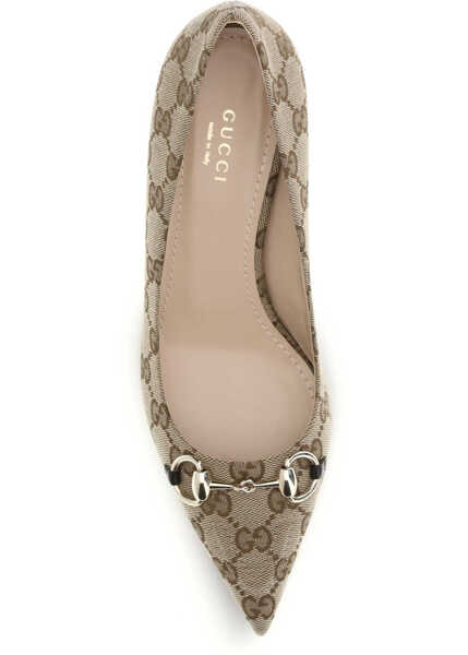 Pantofi cu toc Gucci Horsebit Pumps BEIGE EBONY/COCOA Femei (BM 19709357) 4