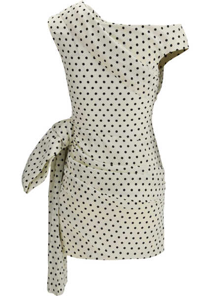 Rochii Self-Portrait Polka dot satin mini Dress CREAM Femei (BM 19709366) 2