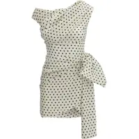 Rochii Polka dot satin mini Dress Femei