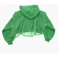 Hanorace pentru Baieti - Bluze de trening Diesel Cotton Senia Hoodie With Chiffon Detail Green Baieti (BM 19709396) - B-mall.ro