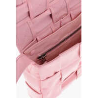 Genti de mana Bottega Veneta pentru Barbati - Genti de mana Bottega Veneta Braided Leather Shoulder Bag Pink Barbati (BM 19709405) - B-mall.ro