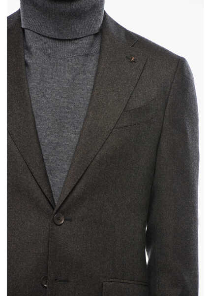 Costume CORNELIANI Cc Collection Virgin Wool 2 Buttons Suit With Side Vents Brown Barbati (BM 19709408) 3