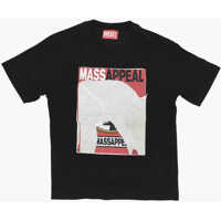 Tricouri Oversized Cotton Crew-Neck T-Shirt With Print Baieti