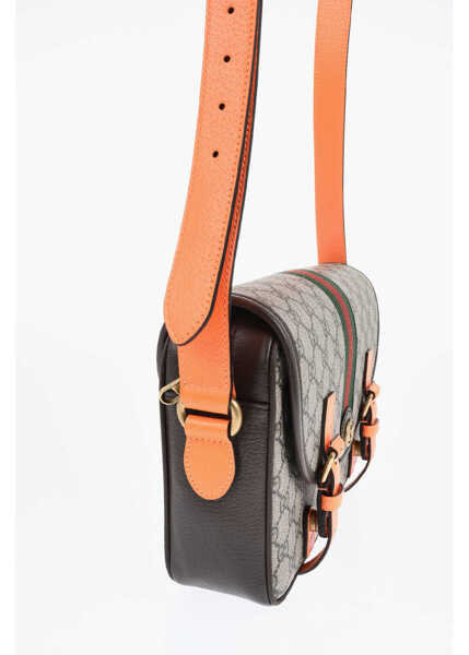 Genti de mana Gucci All Over Logo Faux Leather Shoulder Bag Beige Barbati (BM 19709438) 3