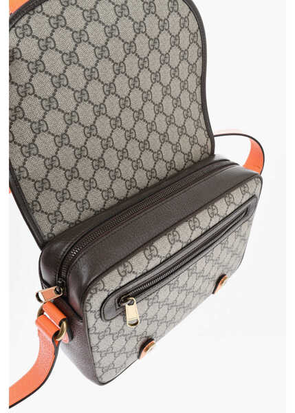 Genti de mana Gucci All Over Logo Faux Leather Shoulder Bag Beige Barbati (BM 19709438) 4