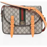 Genti de mana All Over Logo Faux Leather Shoulder Bag Barbati