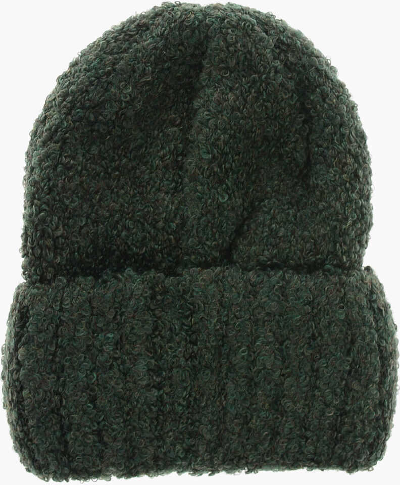 Caciuli POLAR SKATE Wool Blend Beanie Hat With Embroidered Logo Green Barbati (BM 19709456) 3