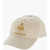 Isabel Marant Solid Color Tyron Cap With Embroidered Logo Beige