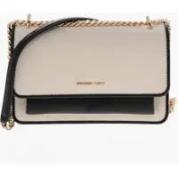 Genti de umar Michael Fabric Shoulder Bag With Leather Trims Femei