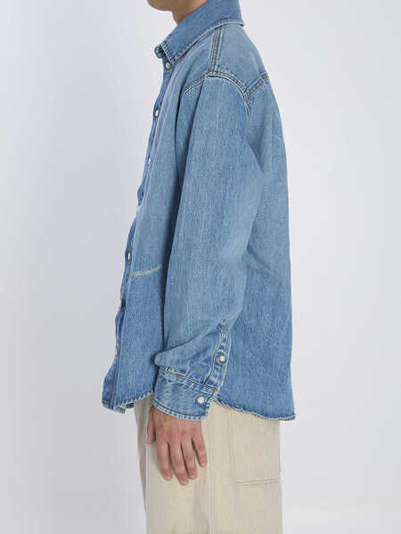 Camasi de blugi JACQUEMUS Denim Shirt De-Nimes Simon BLUE Barbati (BM 19709531) 3