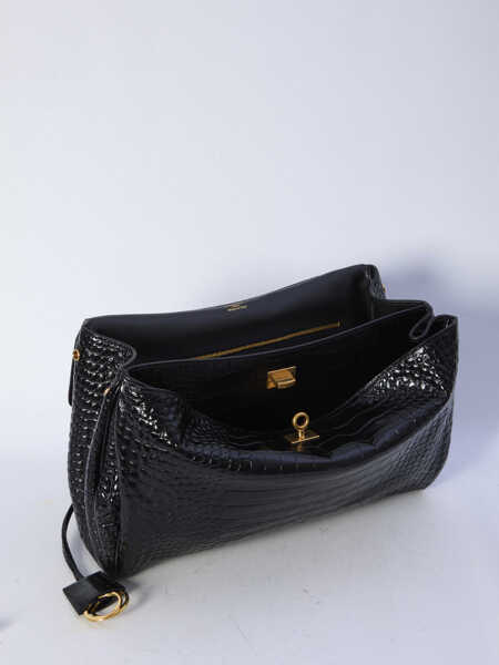 Genti de mana Balenciaga Rodeo Medium Bag BLACK Femei (BM 19709534) 4