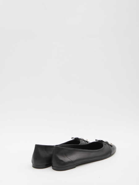 Balerini Balenciaga City Up Ballet Flats BLACK Femei (BM 19709537) 3
