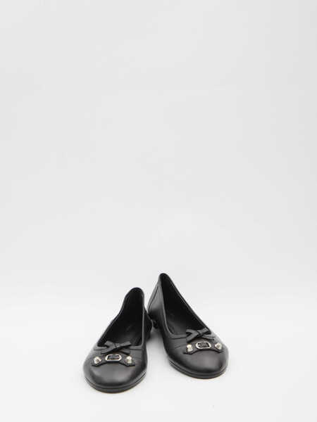 Balerini Balenciaga City Up Ballet Flats BLACK Femei (BM 19709537) 5