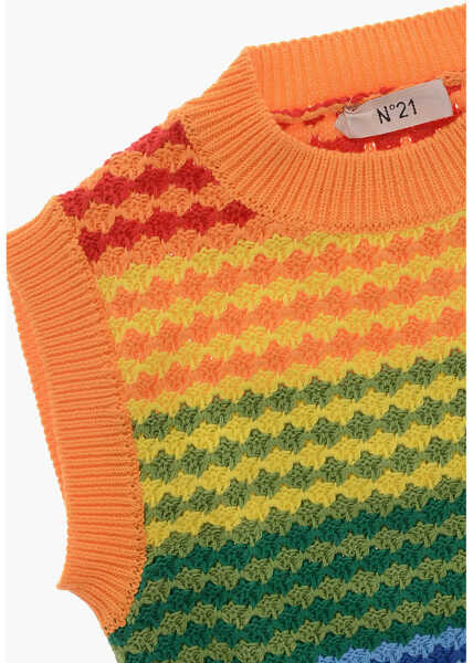 Pulovere casual N21 Kids Knitted Cotton Vest Multicolor Baieti (BM 19709549) 2