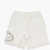 Diesel Cotton Shorts With Embossed Monogram Beige