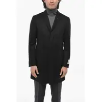 Paltoane Cc Collection Pure Virgin Wool Coat With Hidden Button Closu Barbati